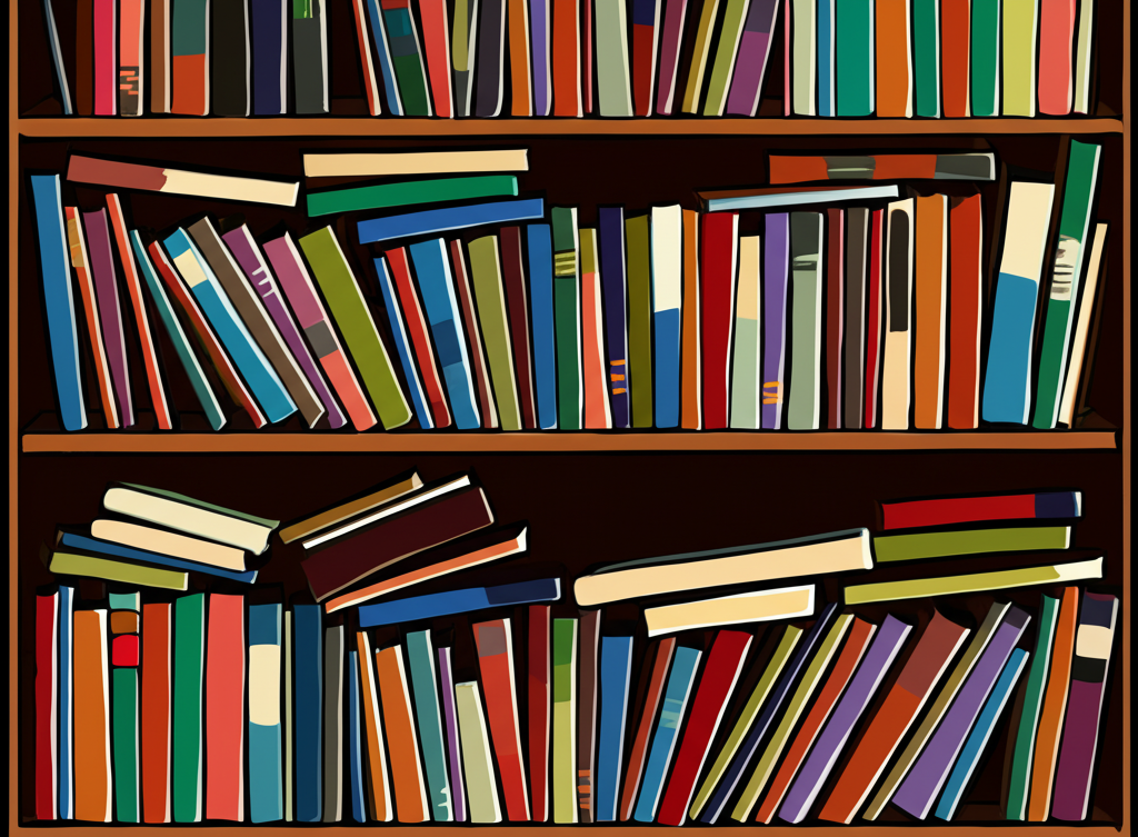 BookSwap hero image showing a bookshelf
